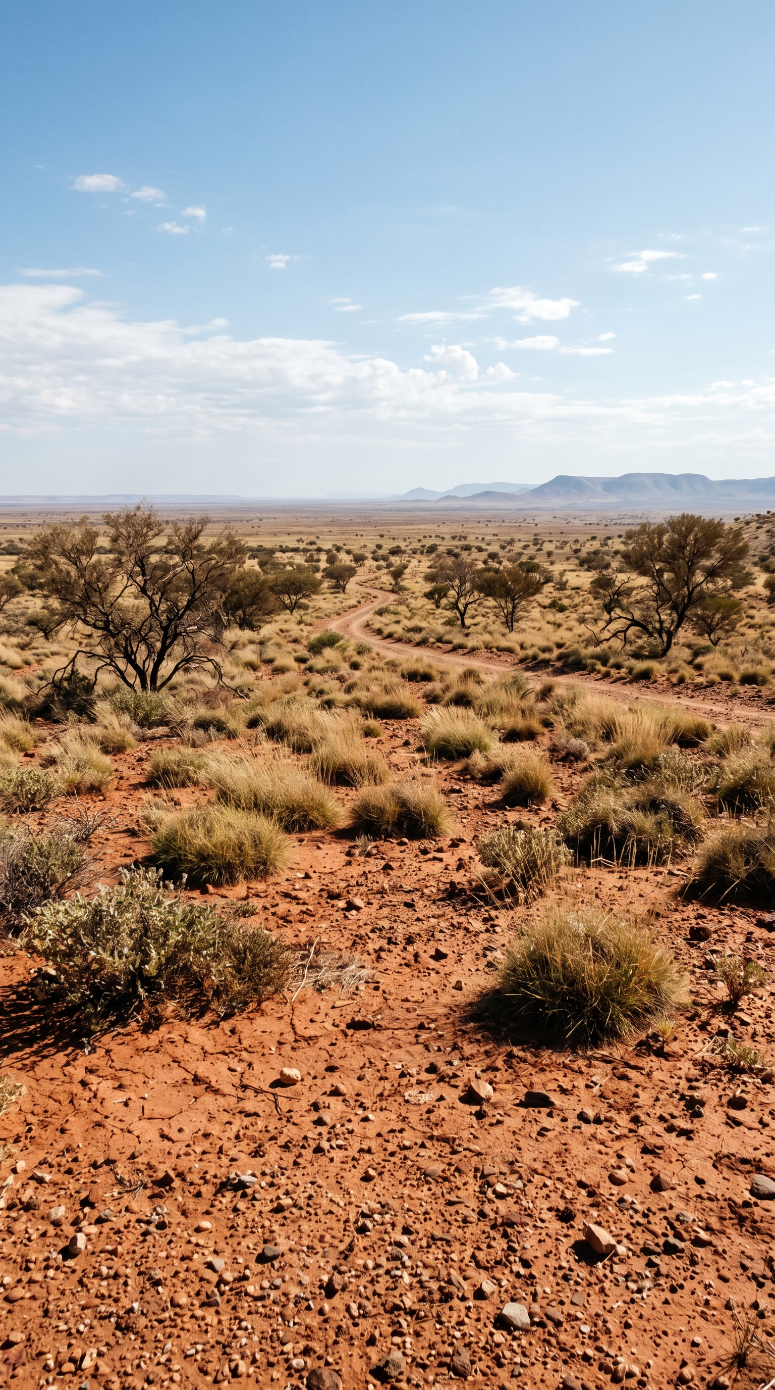 Sturt National Park (New South Wales), Australia at ground level — The red kangaroo is the largest living marsupial.
