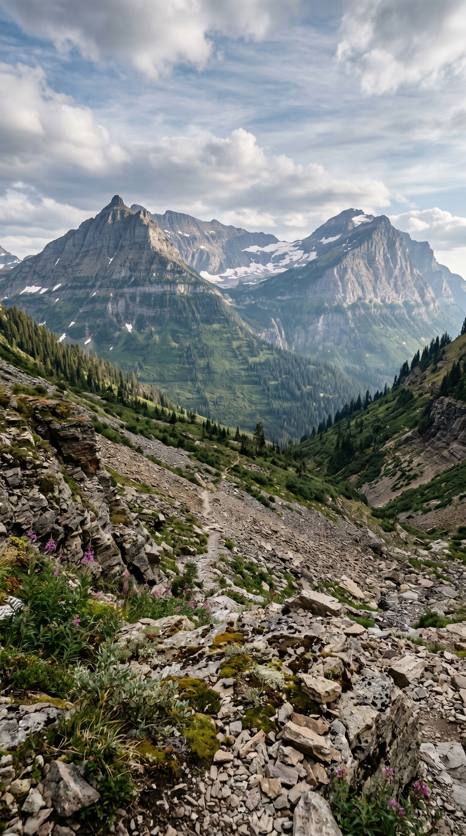 Glacier National Park (Montana), United States at ground level — Despite the name, the Rocky Mountain Goat is not a true goat.