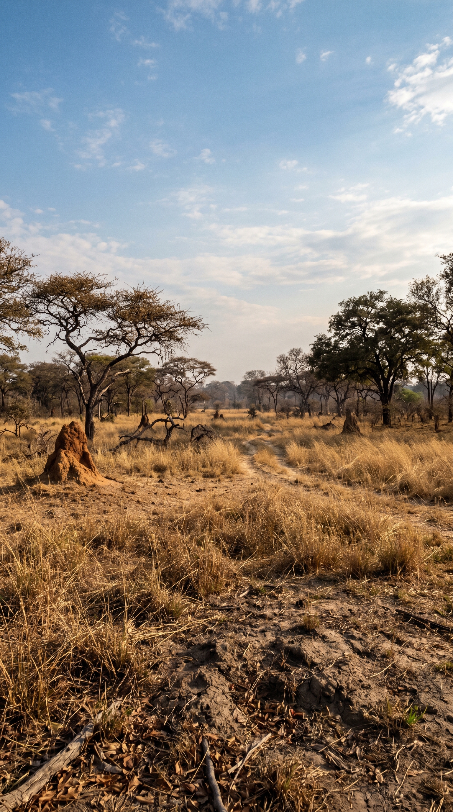 The Okavango Delta, Botswana at ground level — home of the honey badger.