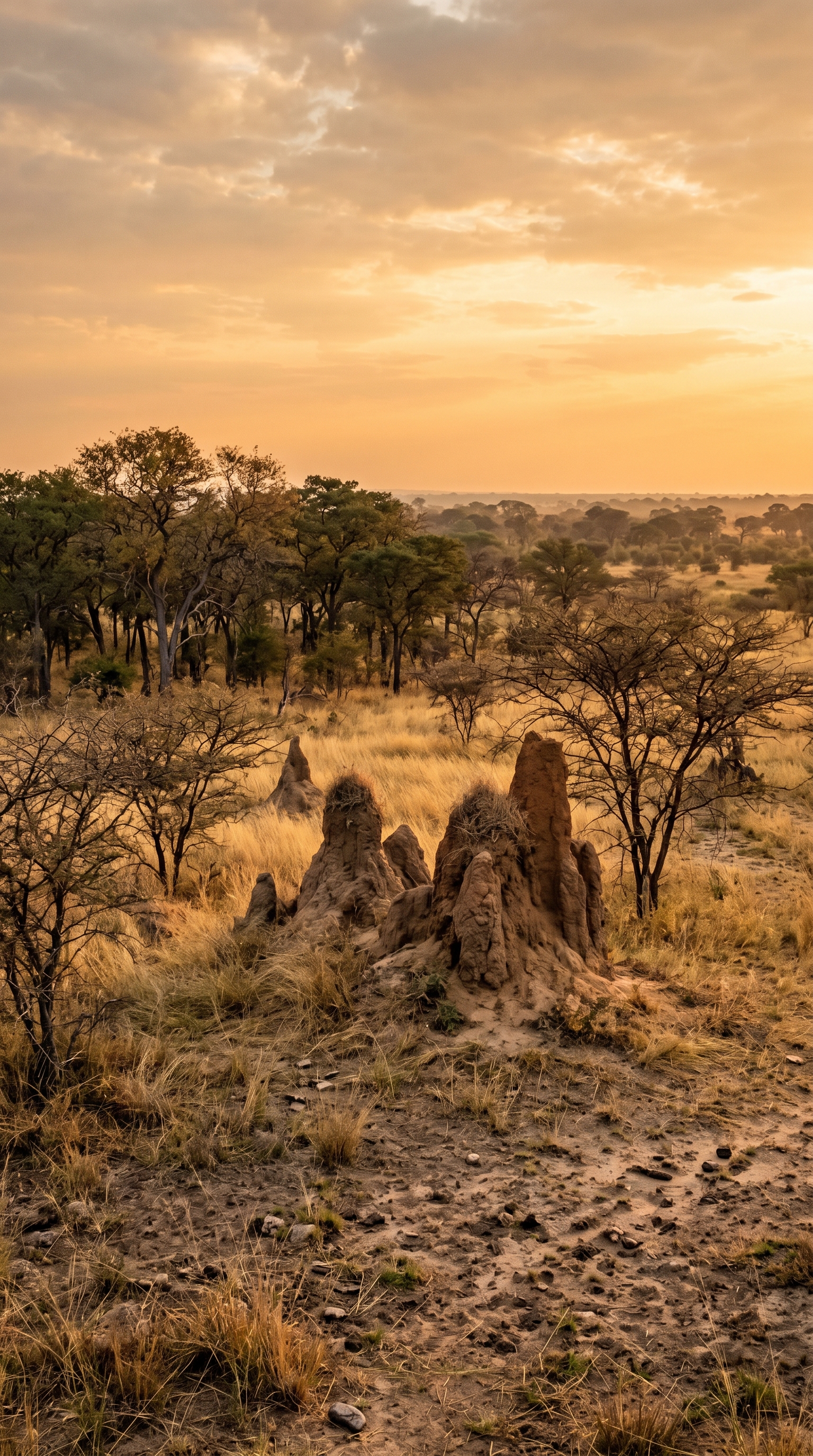 The Okavango Delta, Botswana at ground level — home of the spotted hyena.