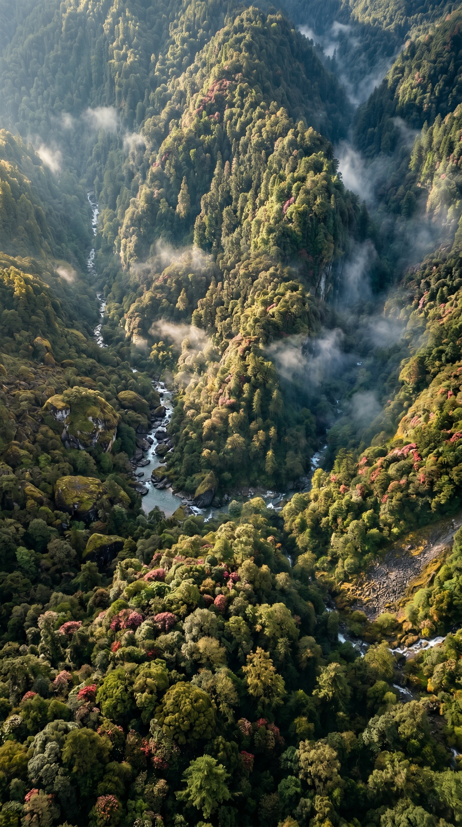 Asiatic black bear country from high overhead — the eastern Himalayas, from Pakistan through to Vietnam.