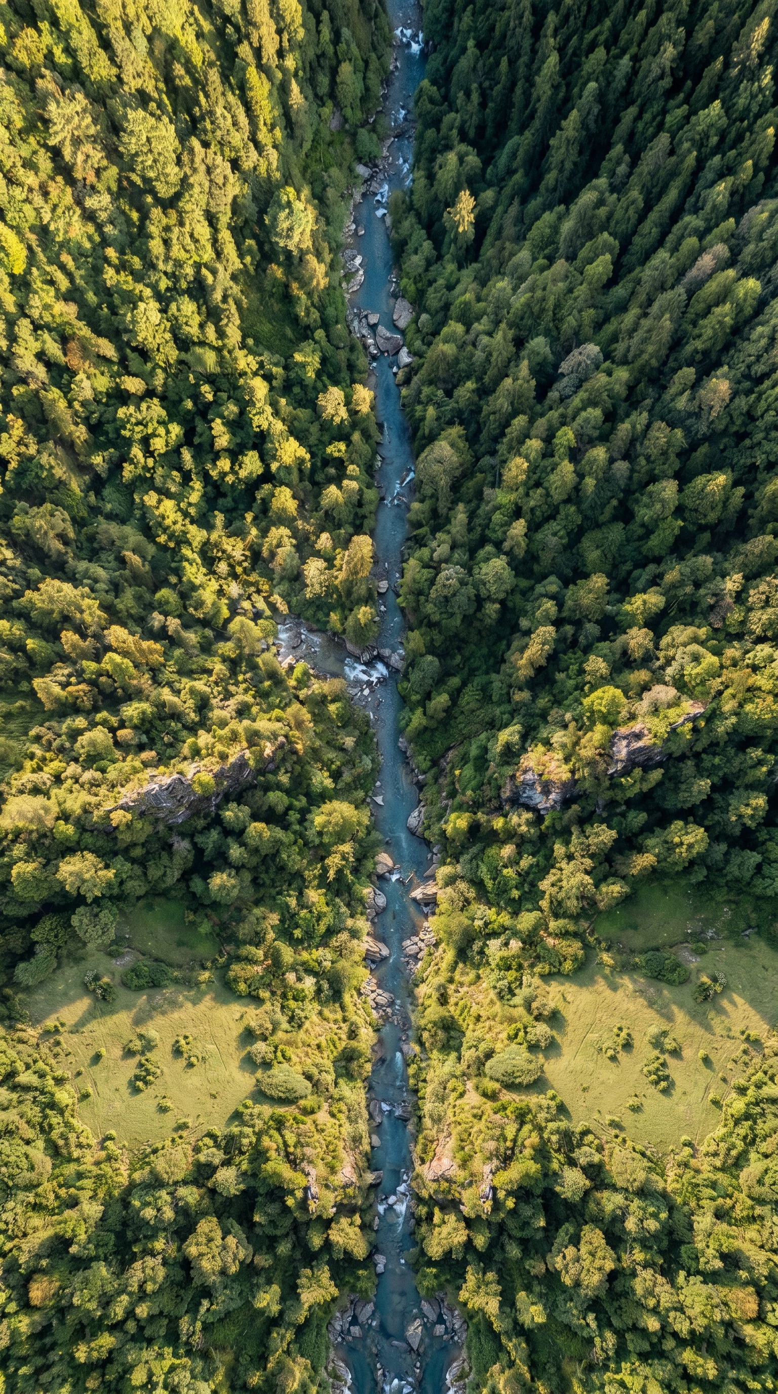 Tiger country from high overhead — the eastern Himalayas, where India, Nepal and Bhutan meet.